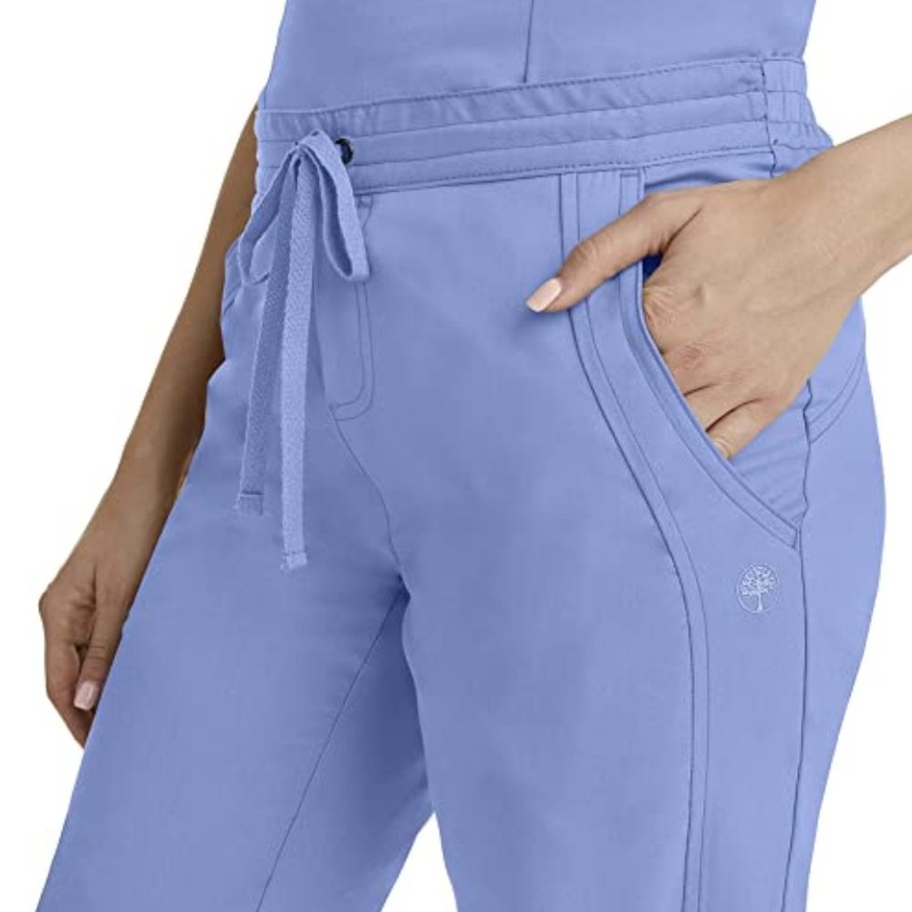 Healing Hands Purple Label Taylor Scrub Pants - Ceil Blue